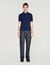 Cotton and silk polo shirt