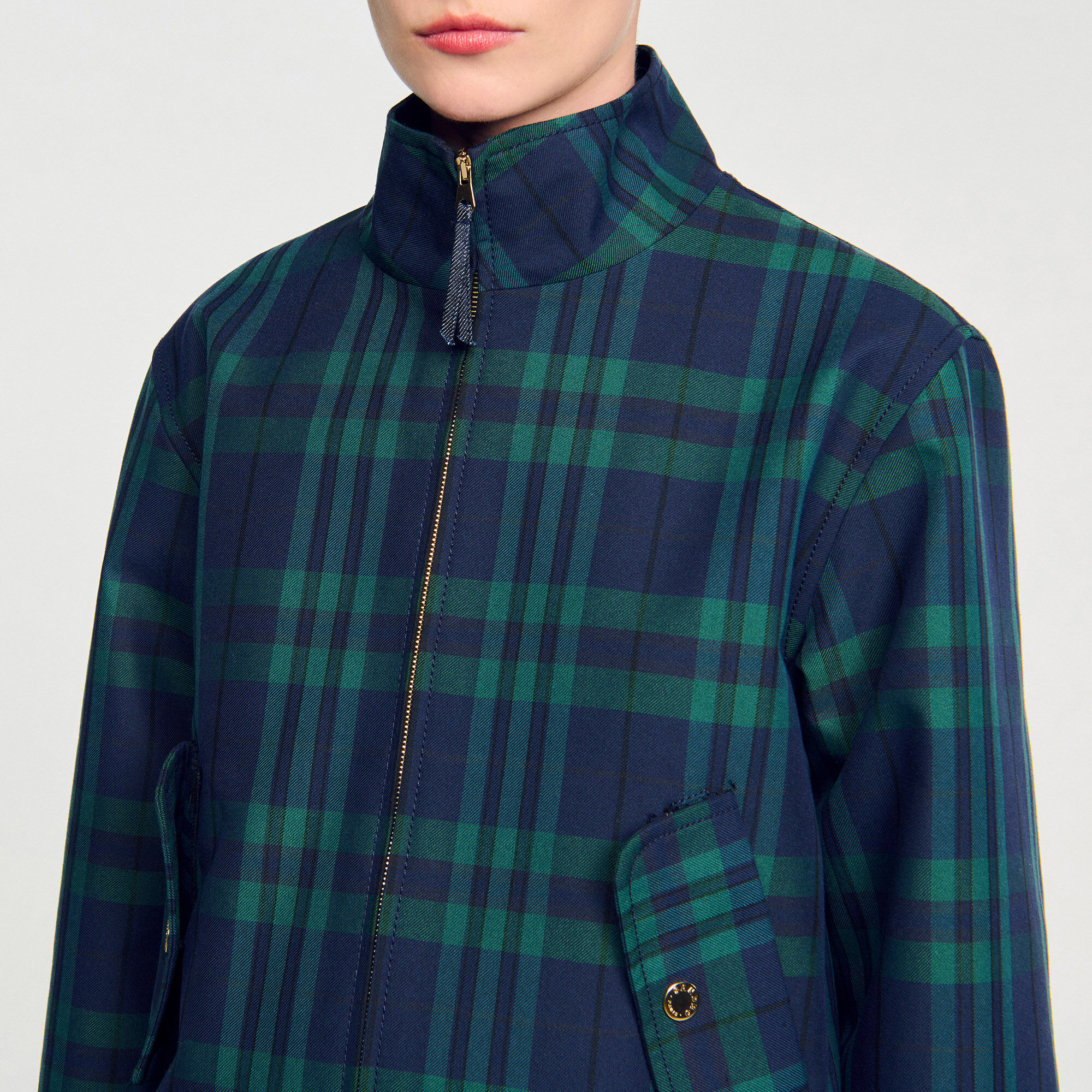 Checked jacket
