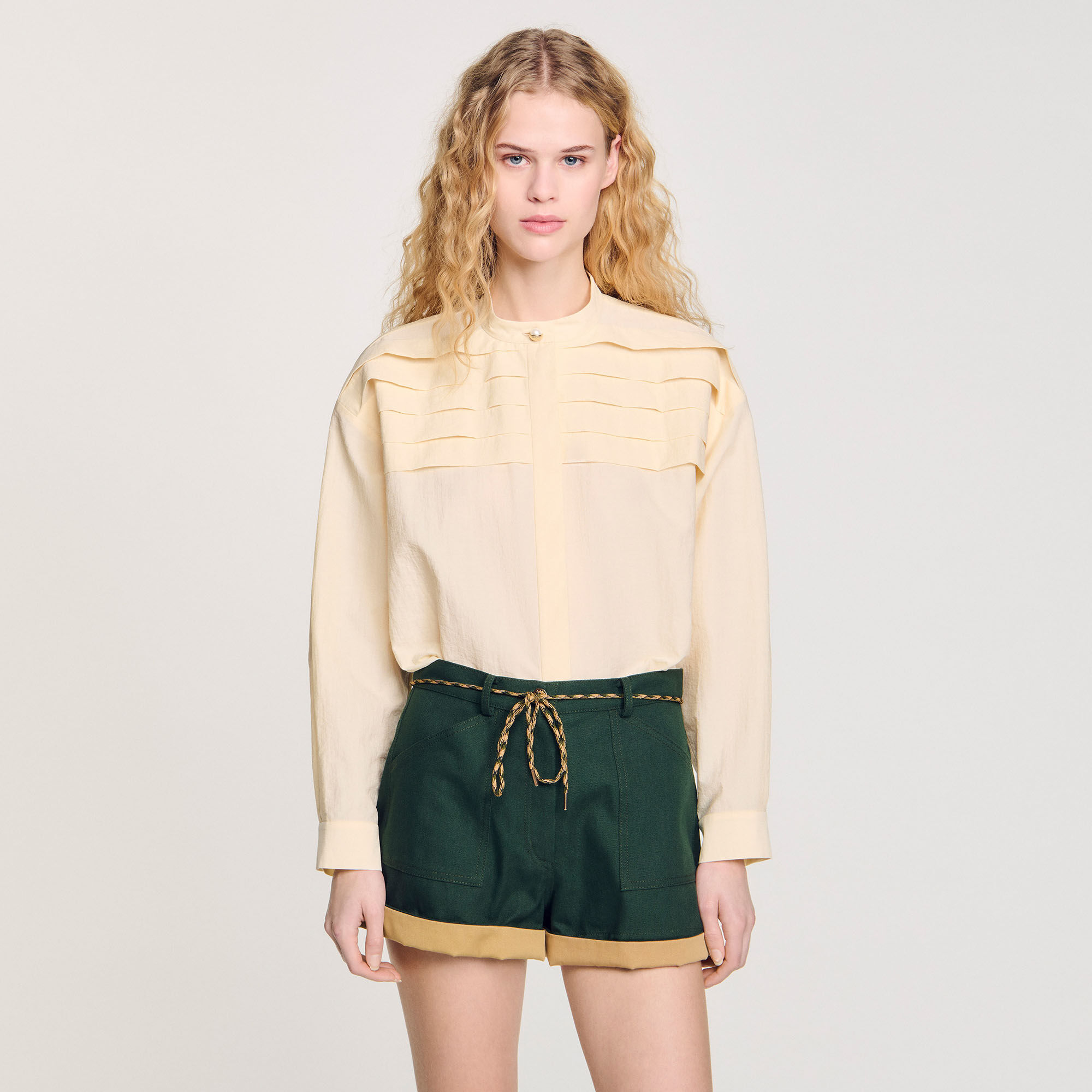 Jewellery detail shirt
