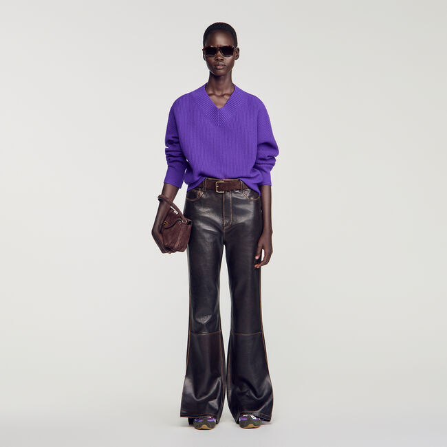 Ribbed wool and cashmere jumper - Women | Sandro