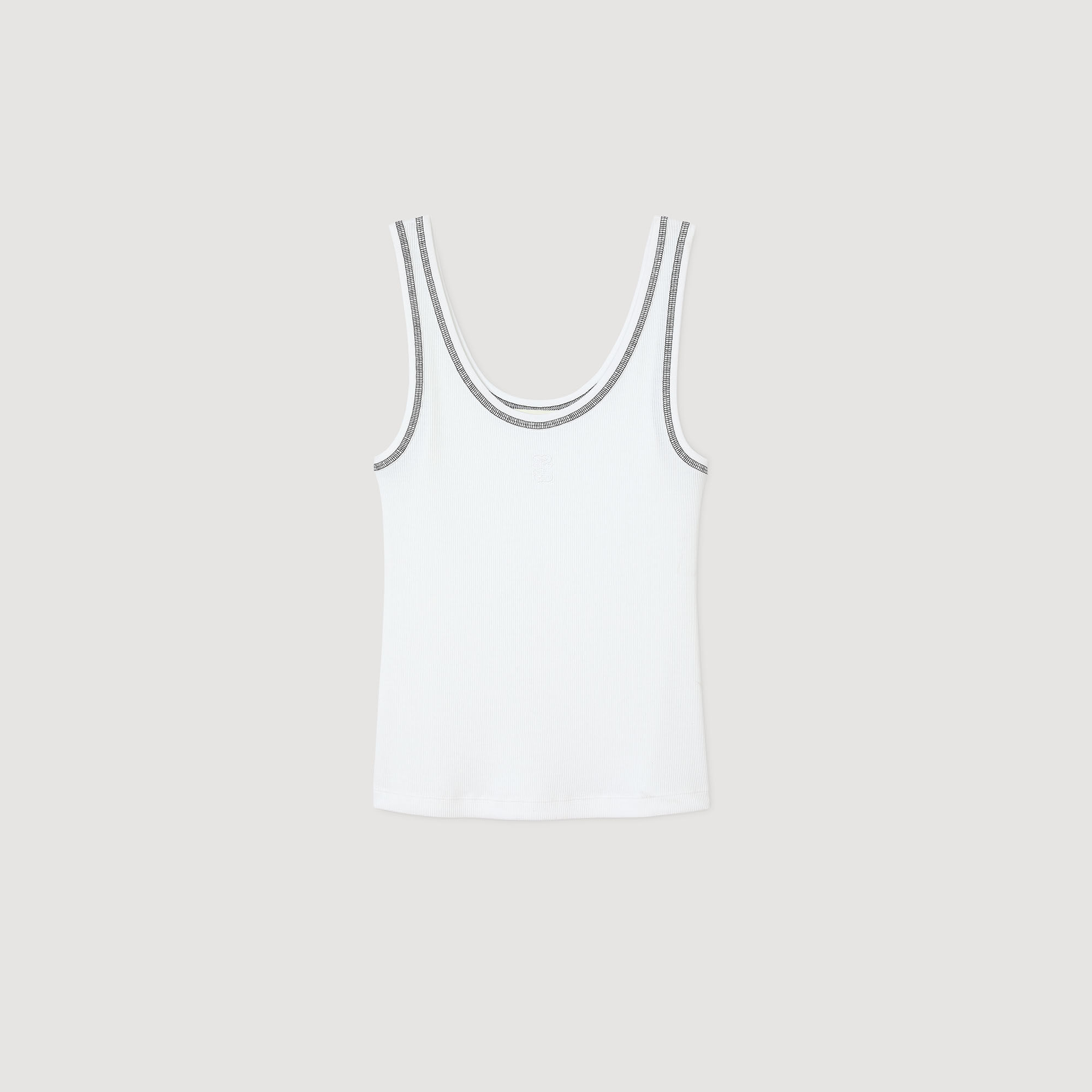 Ribbed vest top