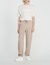 Embroidered fleece jogging bottoms