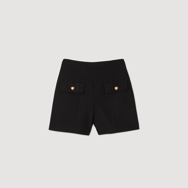 High-waisted shorts