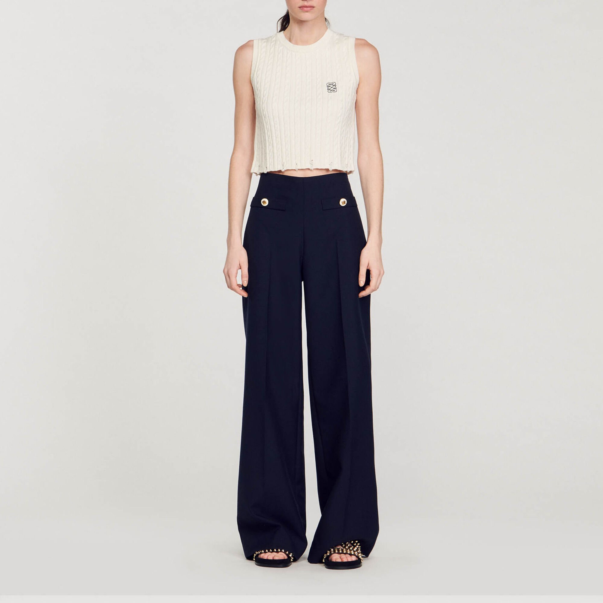 Wide-leg trousers
