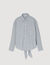 Long tie-back shirt