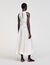 Lace trim maxi dress