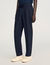 Elasticated straight-leg trousers