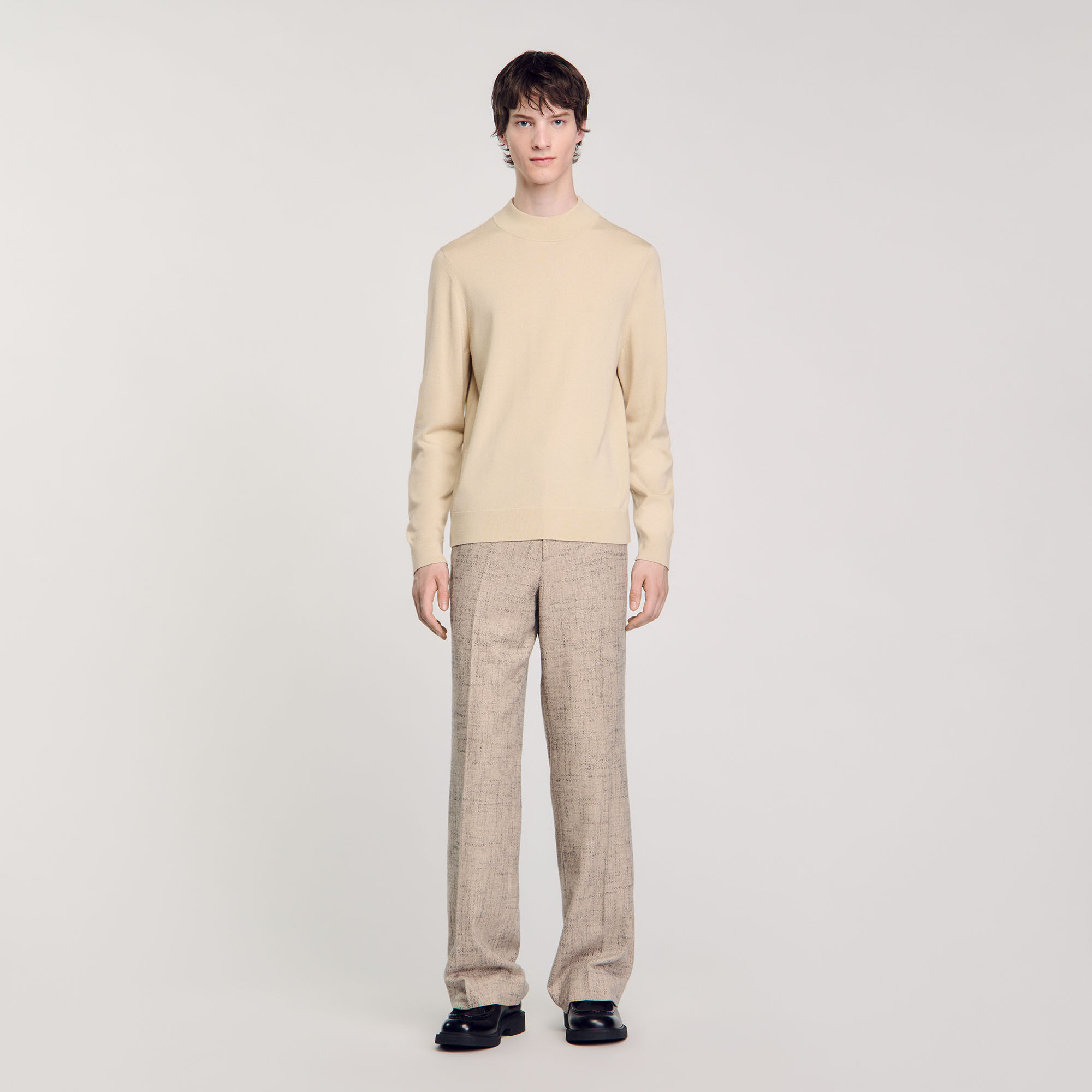 Funnel neck sweater