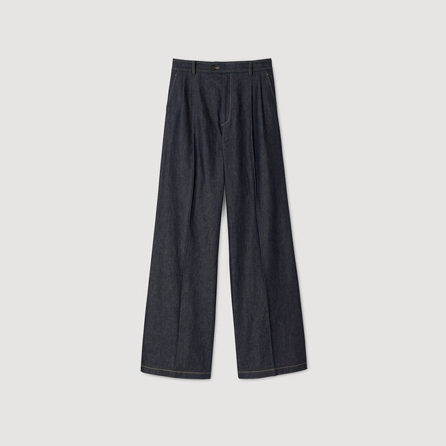 Denim suit trousers