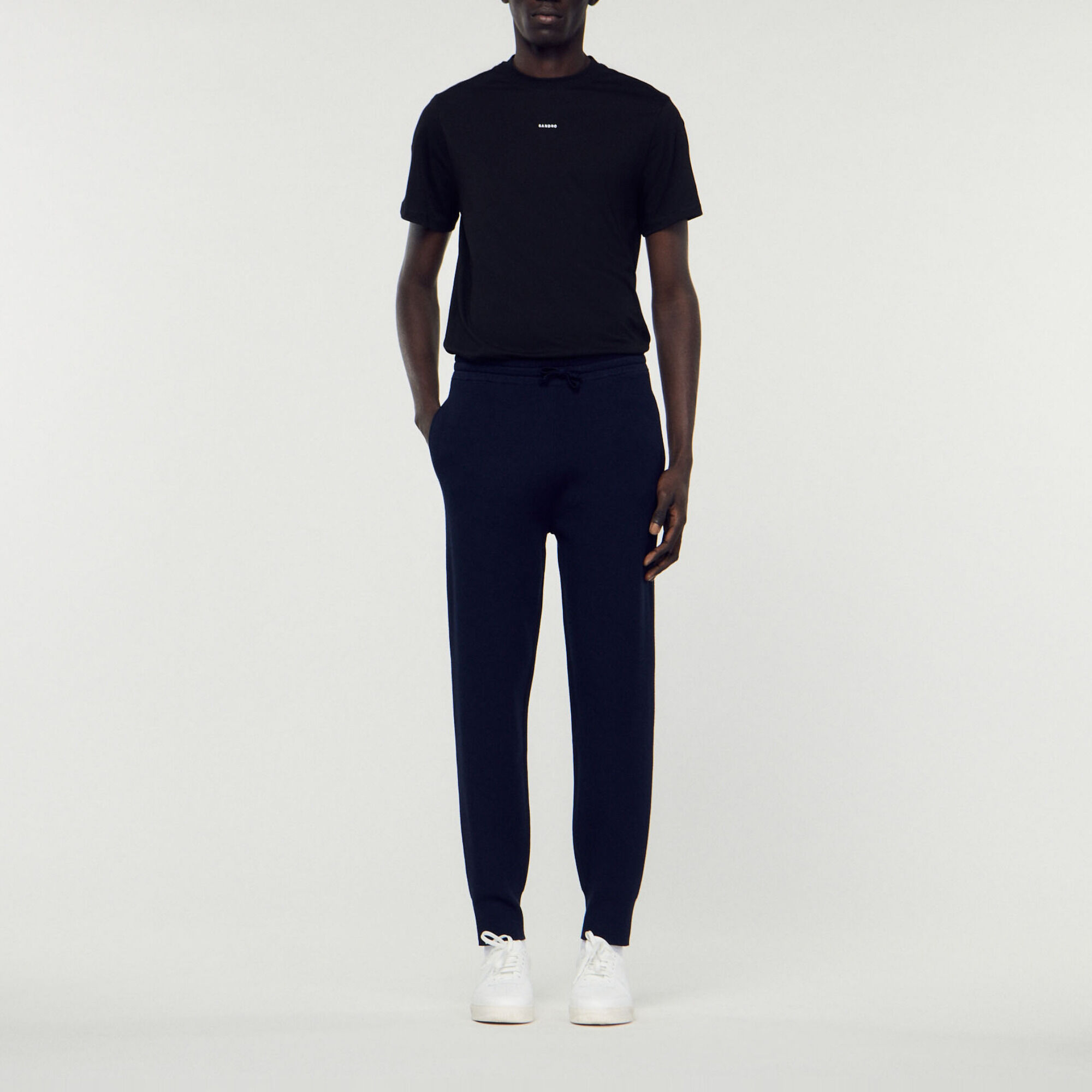 Knit jogging bottoms