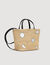 Raffia basket bag