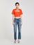 Crop top with cutaway design