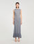 Knit maxi dress with studs