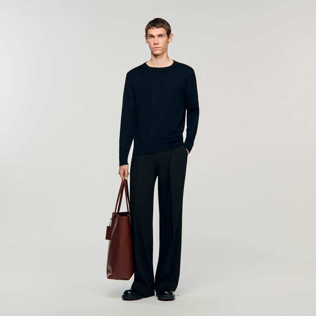 Fine knit jumper