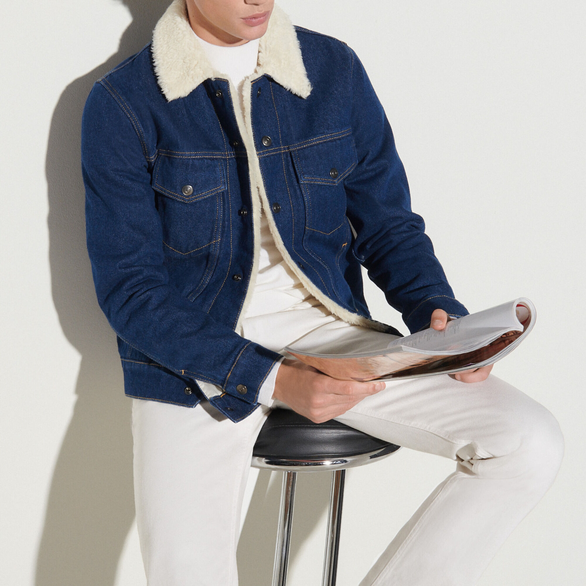 Sandro jeans jacket on sale
