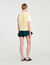 Dual-material knit jumper