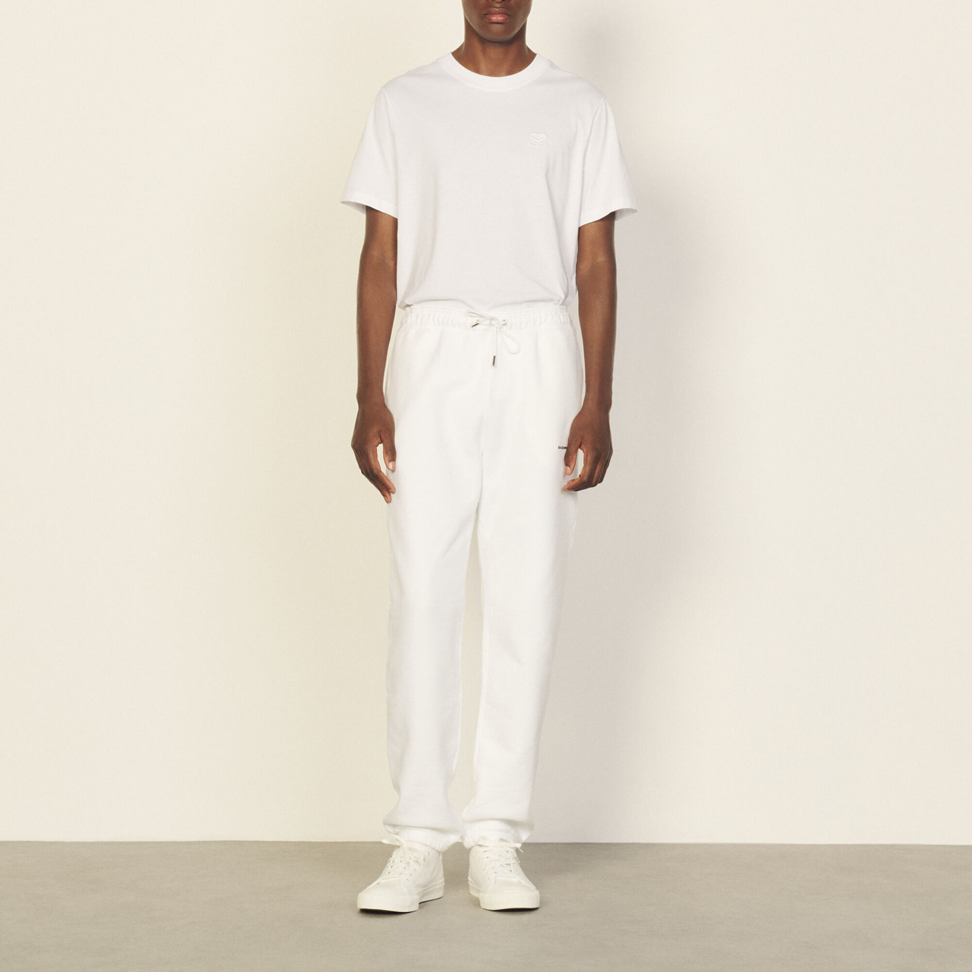 Joggers with Sandro Paris embroidery
