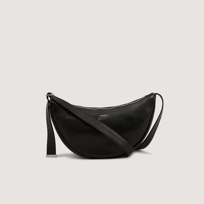 Small leather hobo bag