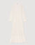 Maxi dress with pearl details