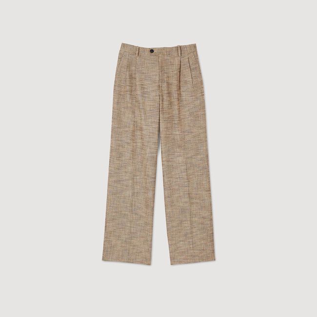 Micro houndstooth trousers