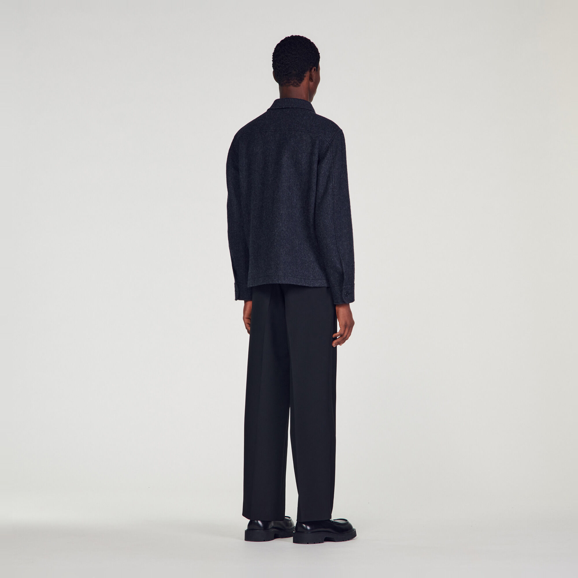 Wool overshirt