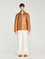 Buttoned lambskin jacket