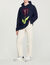 Embroidered tulip hoodie