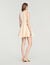 Short floral jacquard dress