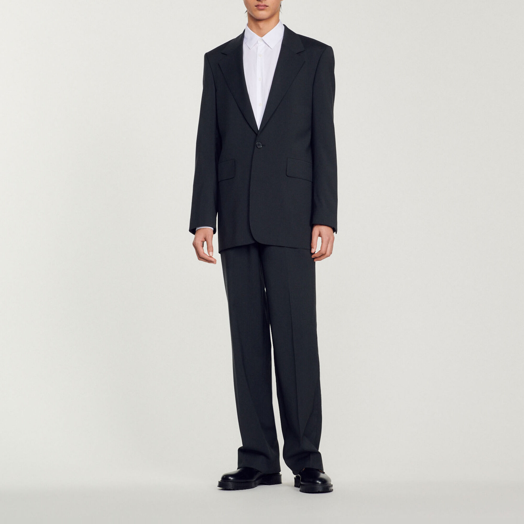 Wide suit jacket