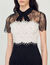 Two-tone lace dress - Women | Sandro