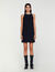 Dress with jewellery collar