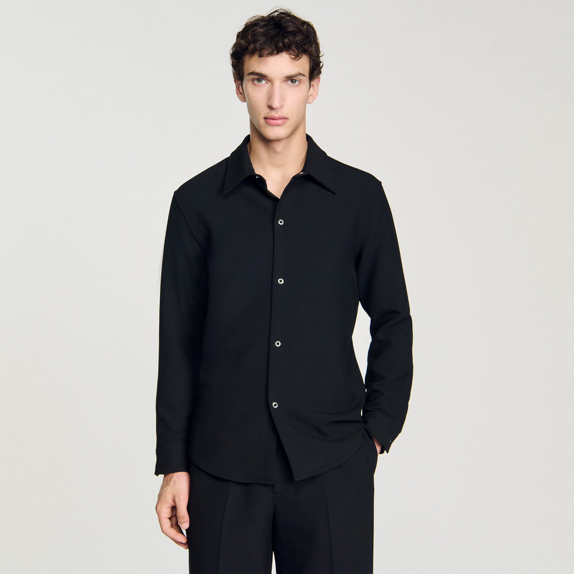 Long-sleeved jersey shirt