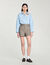 Herringbone shorts with rhinestones