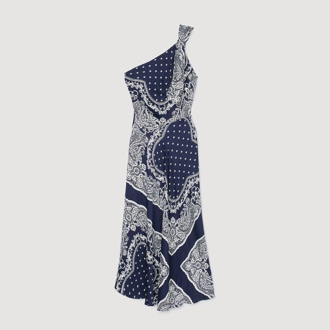 Bandana-print maxi dress