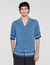 Square Cross motif flowing blouse