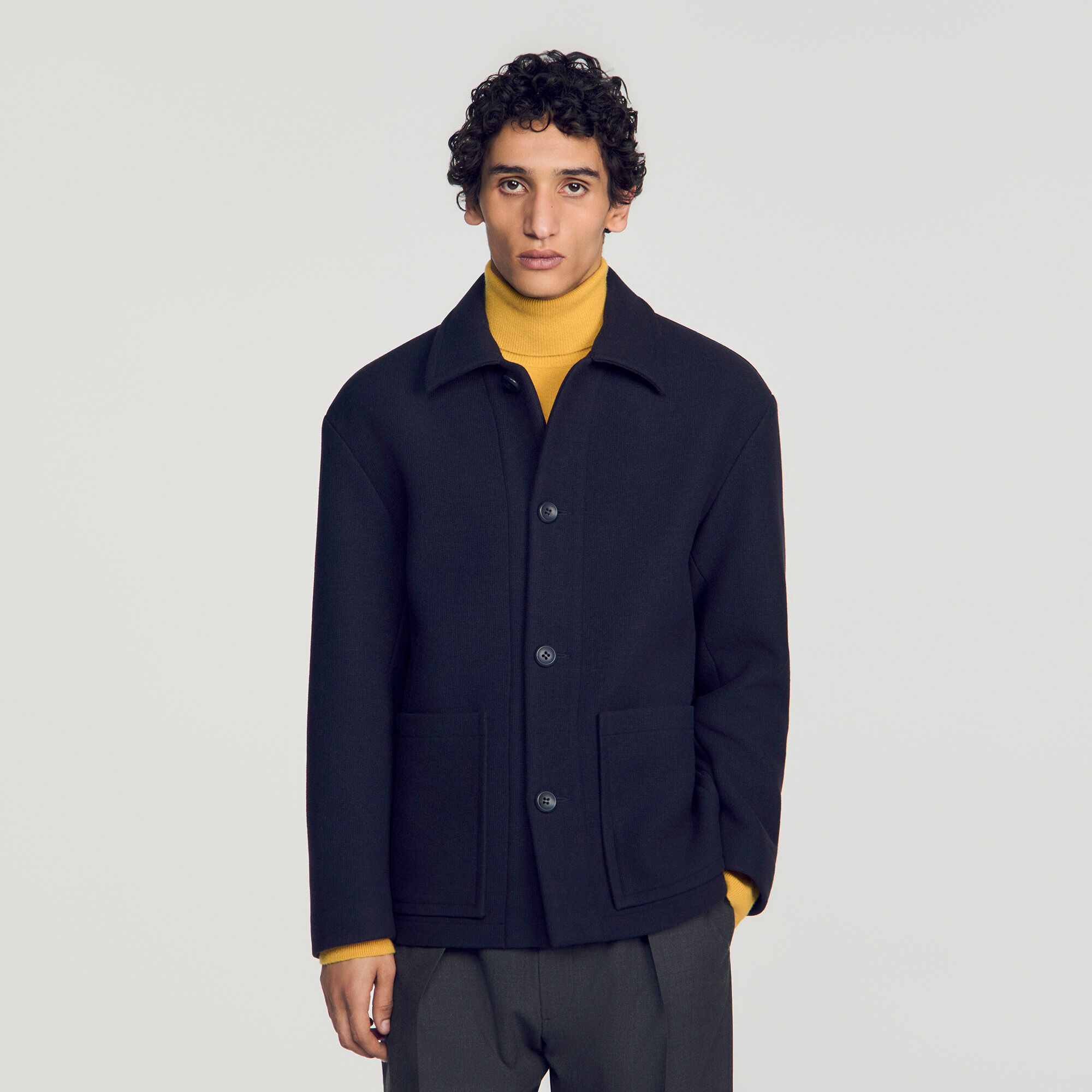 Wool worker jacket - Men | Sandro