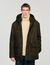 Hooded wool parka