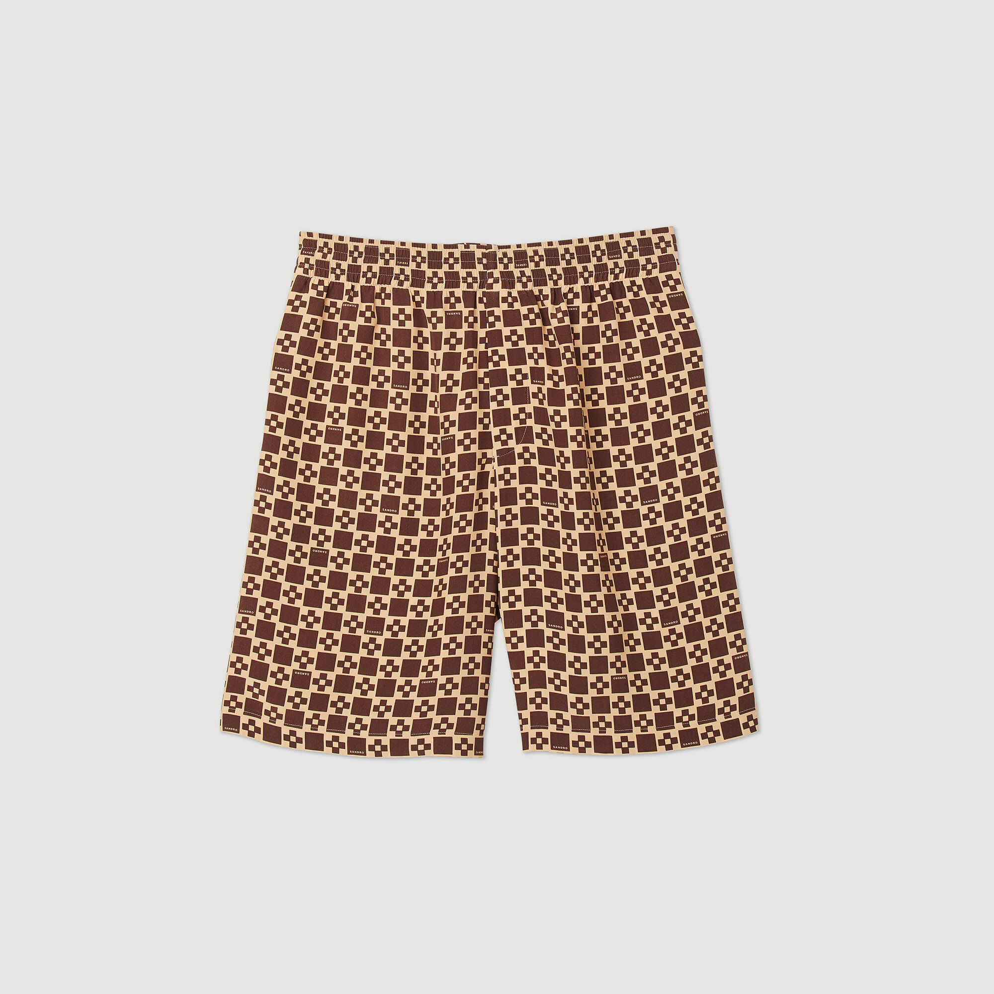 Square Cross printed shorts