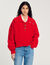 Buttoned neck jumper