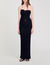 Bustier knit dress