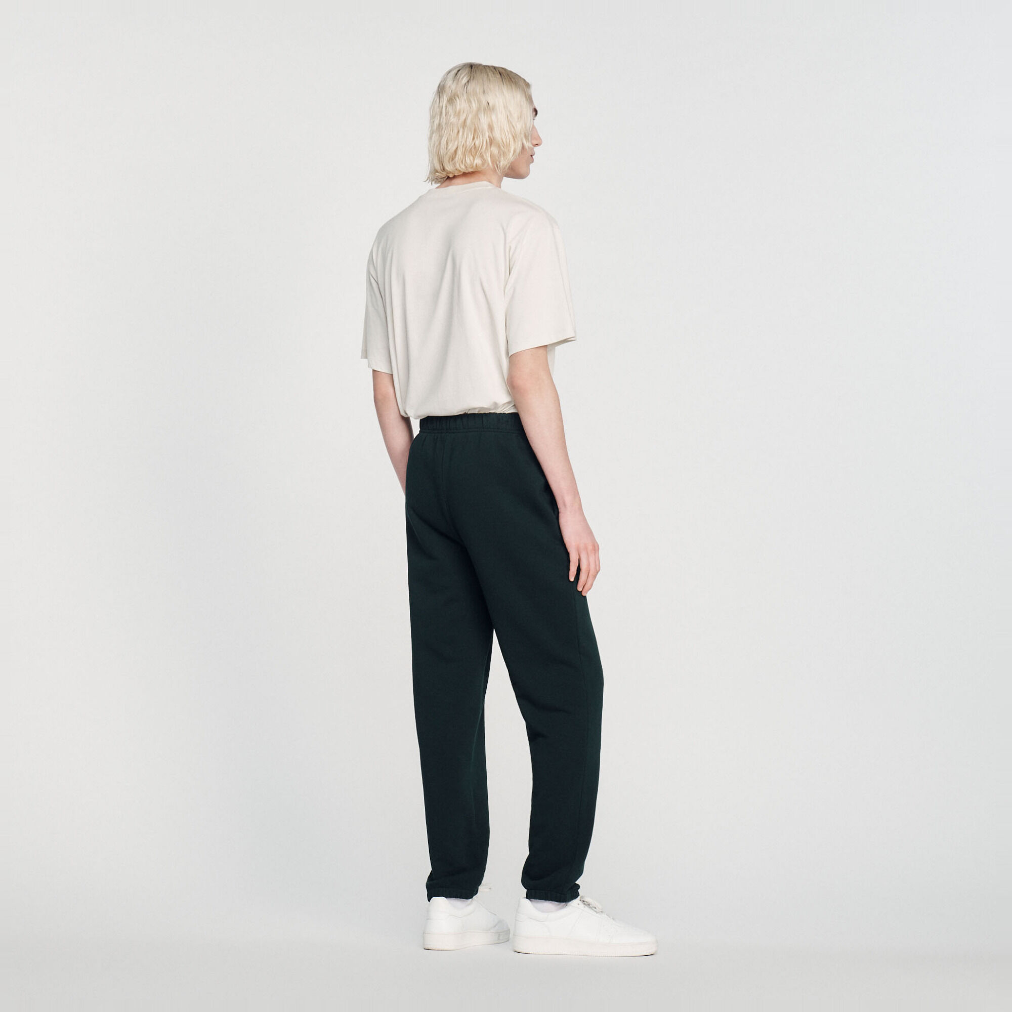 Oversized logo jogging bottoms