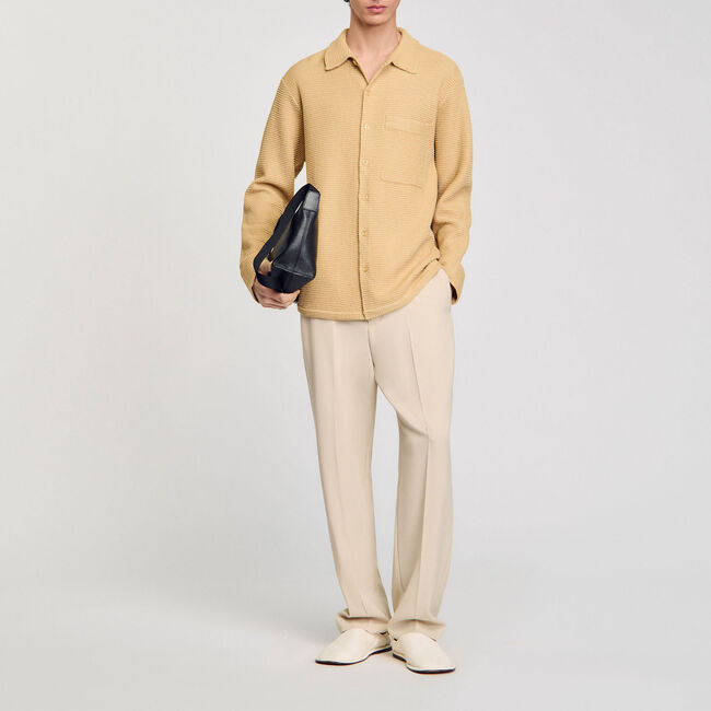 Oversized knit shirt - Men | Sandro