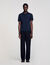 Short-sleeve knitted polo shirt