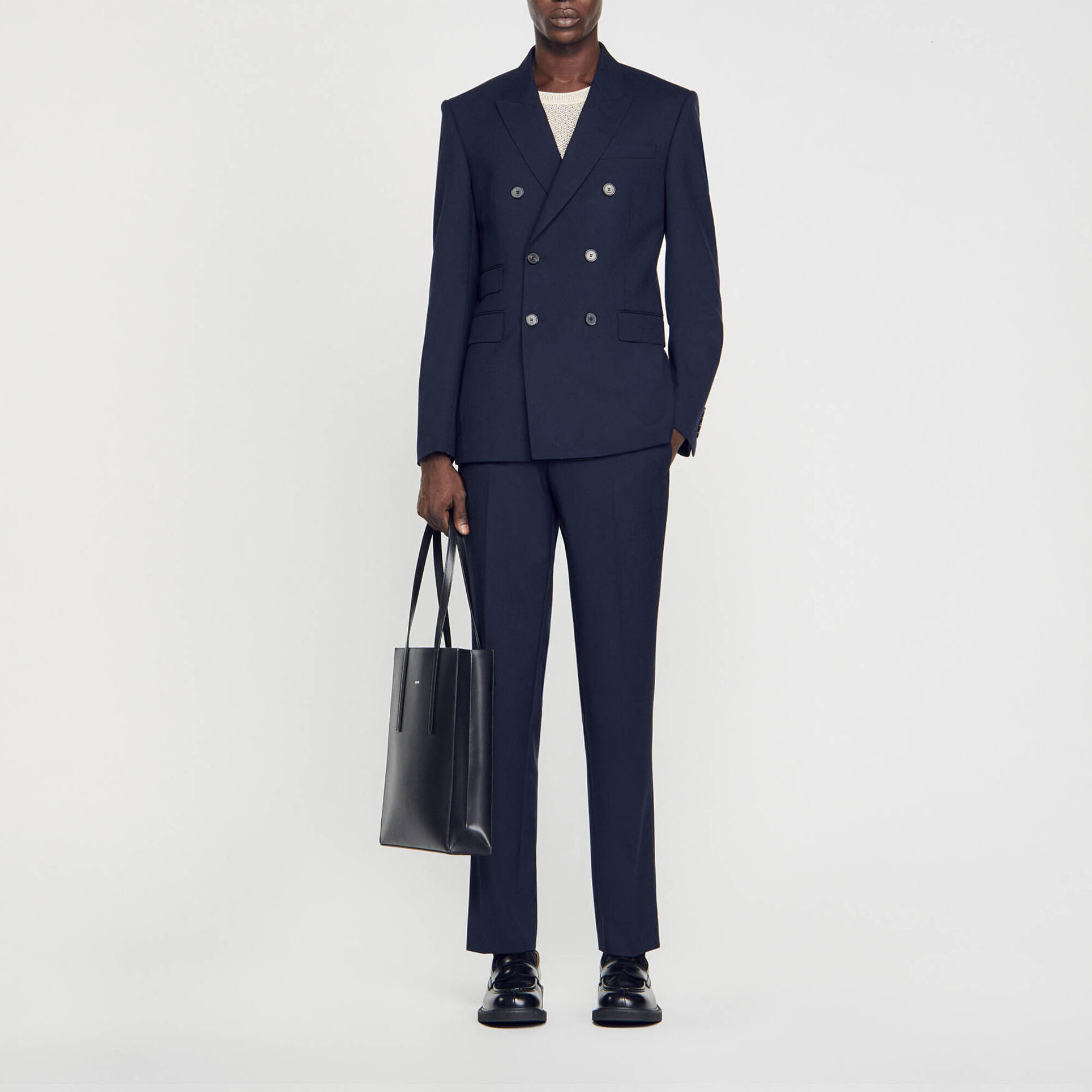Double-breasted suit jacket - Men | Sandro