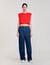 Short draped T-shirt
