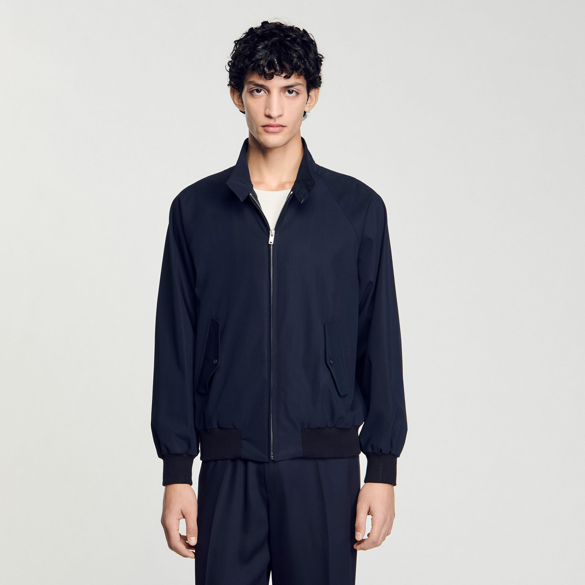 High-neck jacket