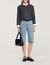 Distressed denim Bermuda shorts - Women | Sandro