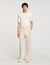 Wide-leg trousers with creases