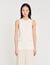 Pearl bead knit maxi dress