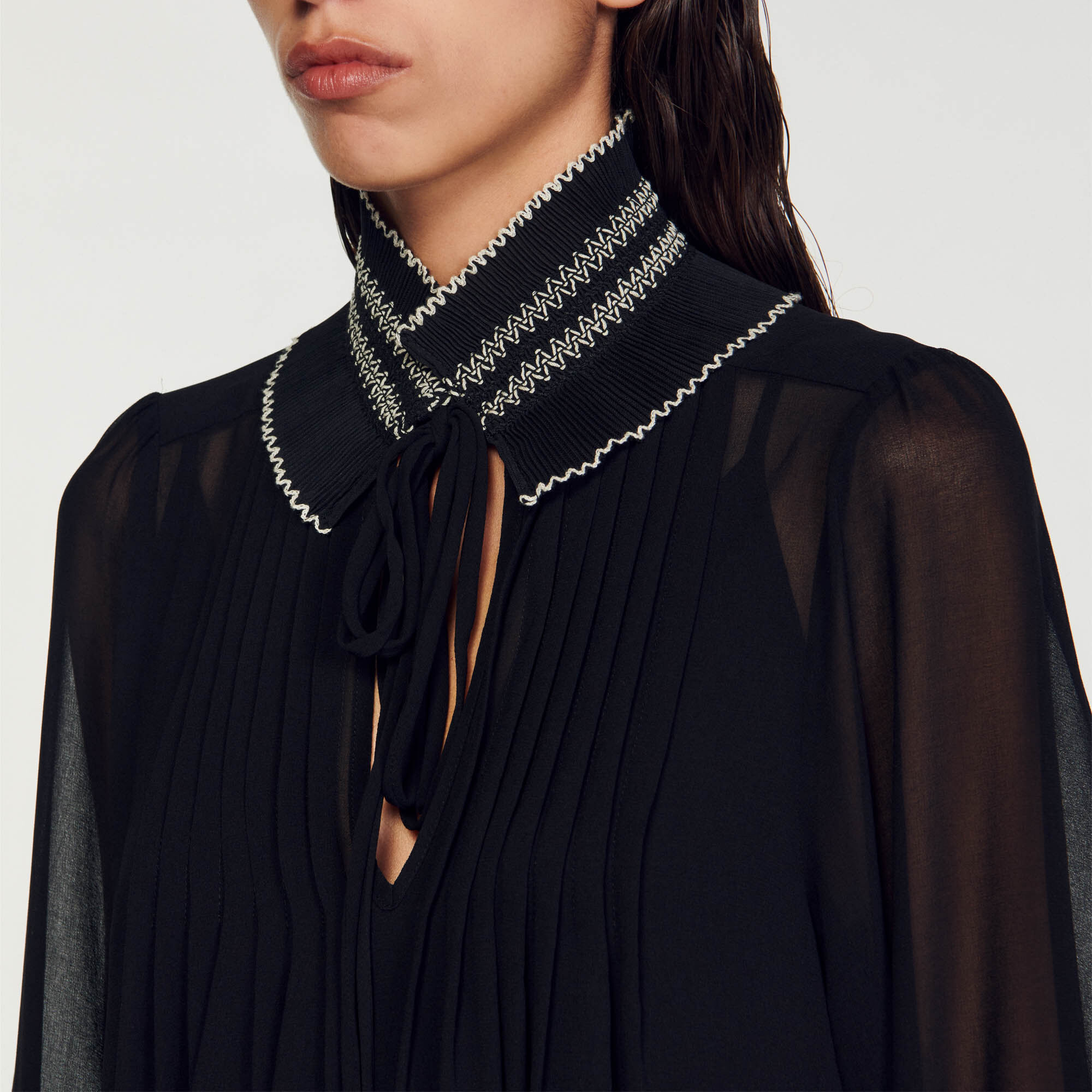 Billowy chiffon dress